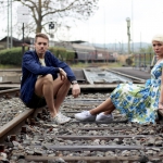 Anna und Hans, Fotoshooting im Heilbronner Eisenbahnmuseum