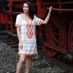 Diana, Fotoshooting im Heilbronner Eisenbahnmuseum.